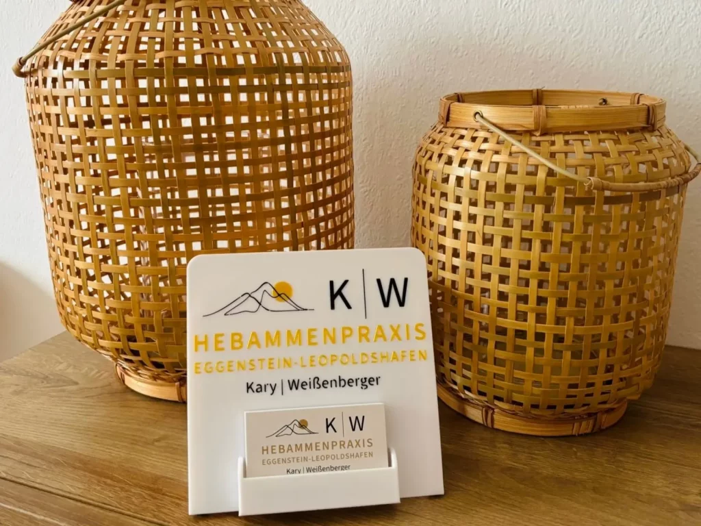 Visitenkarten Hebammenpraxis Eggenstein Leopoldshafen
